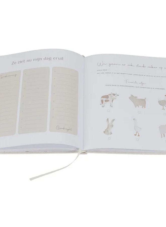Little Dutch - Babyboek 'Mijn eerste jaar' Baby Bunny FSC
