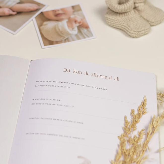 Little Dutch - Babyboek 'Mijn eerste jaar' Baby Bunny FSC
