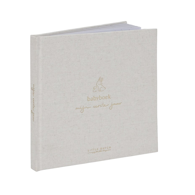 Little Dutch - Babyboek 'Mijn eerste jaar' Baby Bunny FSC