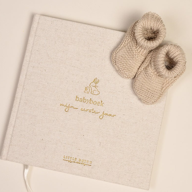 Little Dutch - Babyboek 'Mijn eerste jaar' Baby Bunny FSC