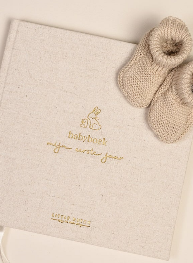 Little Dutch - Babyboek 'Mijn eerste jaar' Baby Bunny FSC
