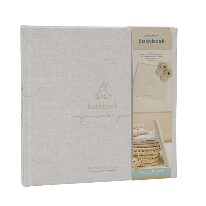 Little Dutch - Babyboek 'Mijn eerste jaar' Baby Bunny FSC