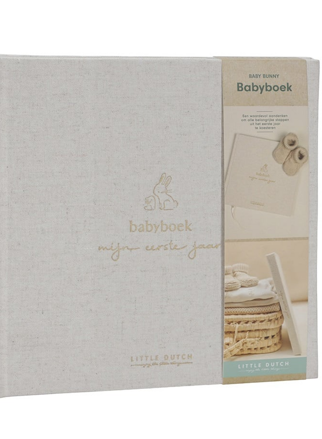 Little Dutch - Babyboek 'Mijn eerste jaar' Baby Bunny FSC