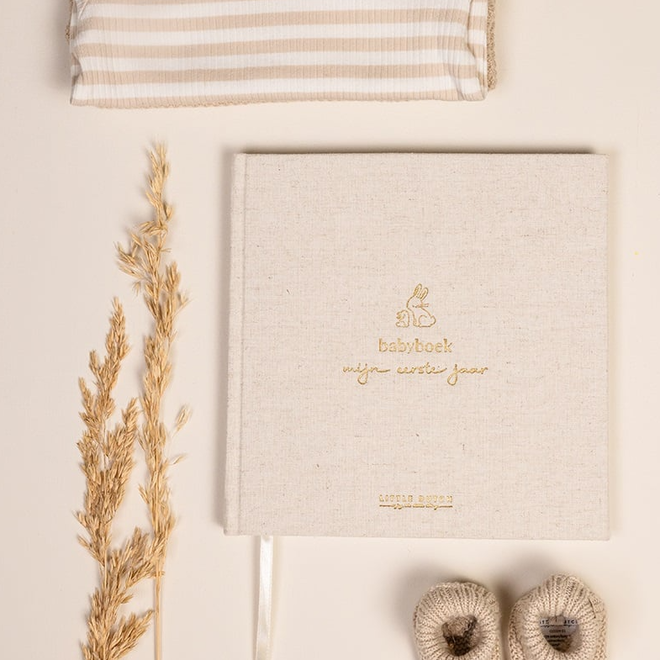 Little Dutch - Babyboek 'Mijn eerste jaar' Baby Bunny FSC
