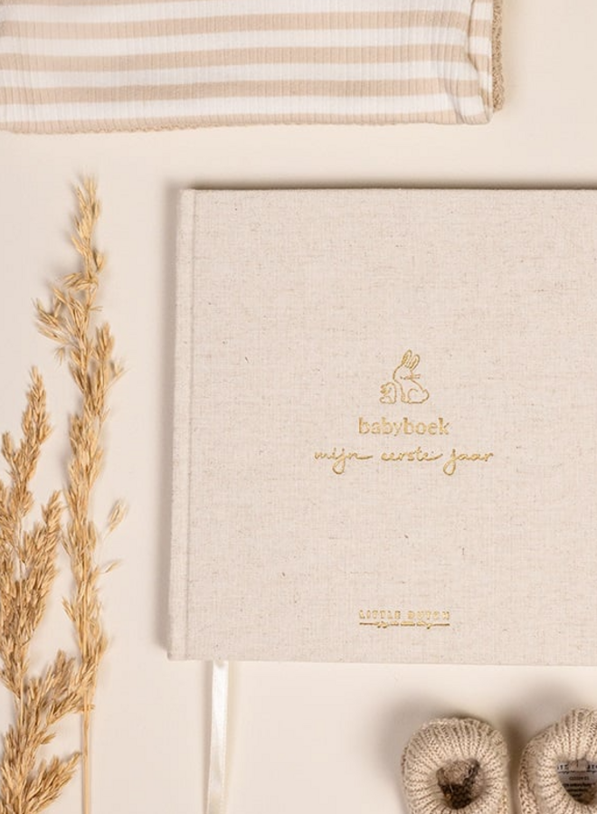 Little Dutch - Babyboek 'Mijn eerste jaar' Baby Bunny FSC