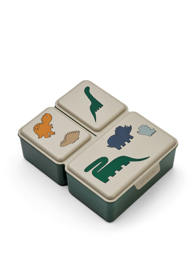 Liewood - Driss Lunchbox Dinosaurs / Mist