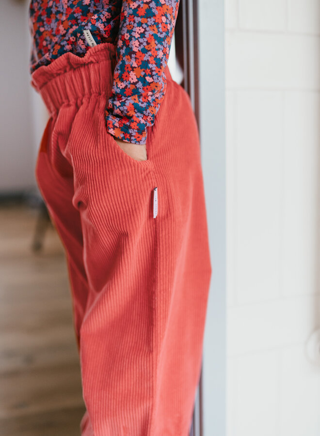 Petit Blush - Puff sleeve top Blossum plum
