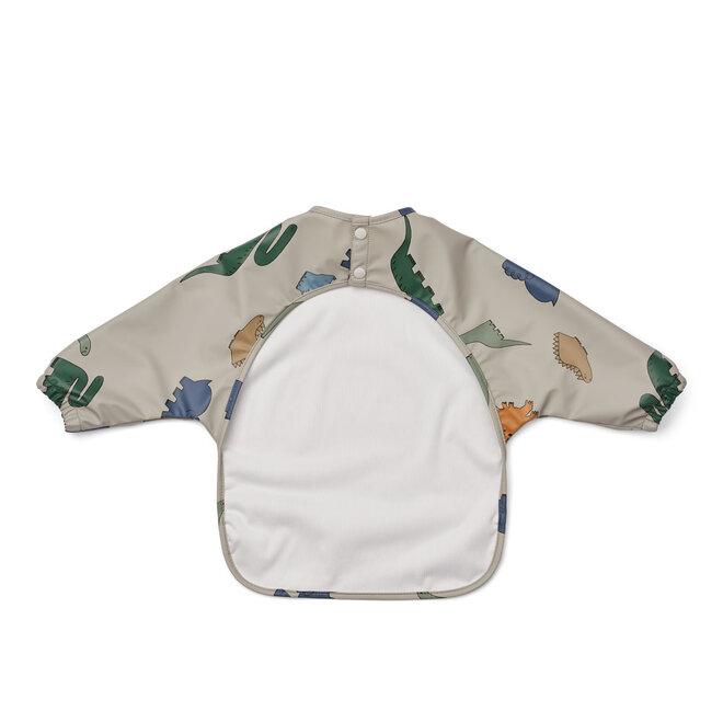 Liewood - Merle printed bib Dinosaurs Mist