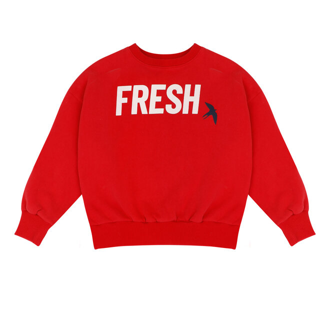 Jenest - Fresh sweater fleece Fire red