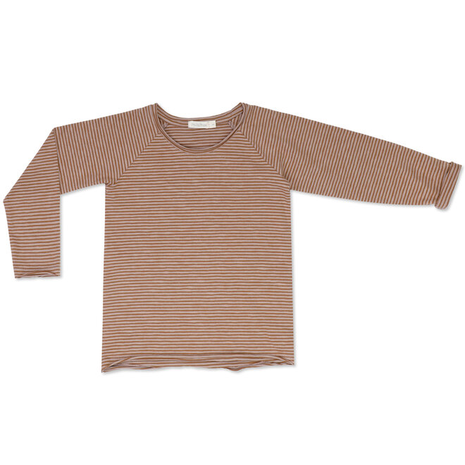 Phil & Phae - Raglan tee stripes brown