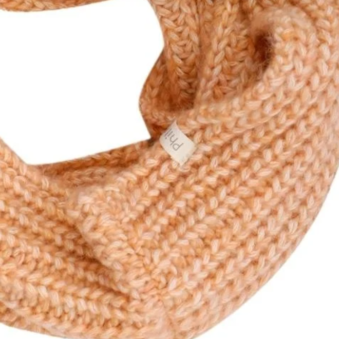 Phil & Phae - Recy-blend tube scarf Apricot