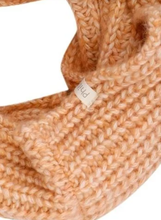 Phil & Phae - Recy-blend tube scarf Apricot