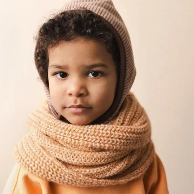 Phil & Phae - Recy-blend tube scarf Apricot