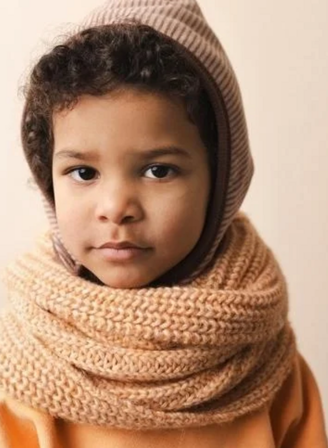 Phil & Phae - Recy-blend tube scarf Apricot