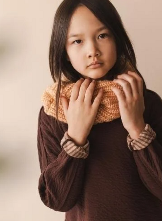 Phil & Phae - Recy-blend tube scarf Apricot