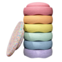 Stapelstein - Rainbow Pastel + Super Confetti balansbord