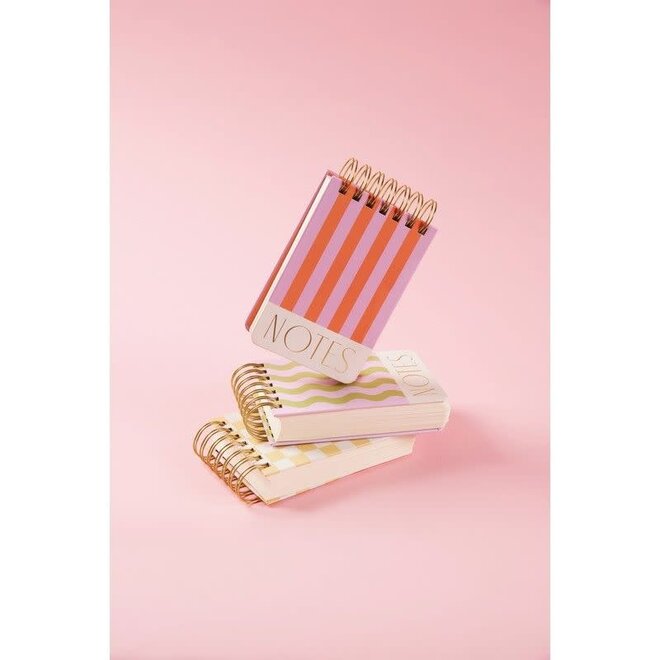 Designworks Ink. - Twin Wire Chunky Notepad - Stripes
