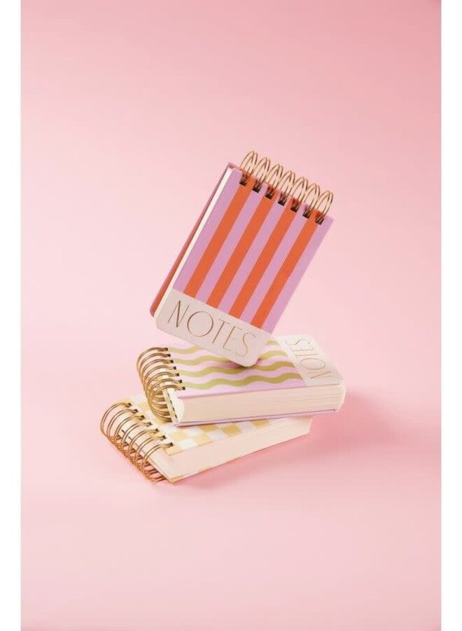 Designworks Ink. - Twin Wire Chunky Notepad - Stripes