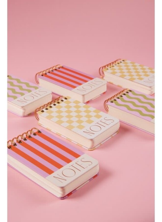 Designworks Ink. - Twin Wire Chunky Notepad - Stripes
