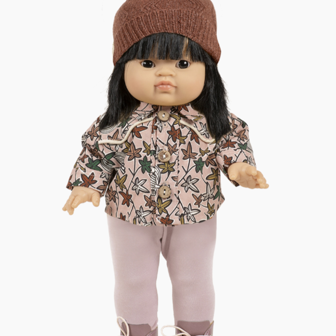 Minikane - Baskets Komvers simili cuir blush