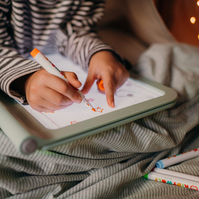 Kidywolf -  KIDYDRAW-PRO mobiele en lichtgevende tablet