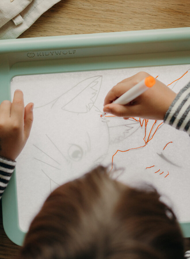 Kidywolf -  KIDYDRAW-PRO mobiele en lichtgevende tablet