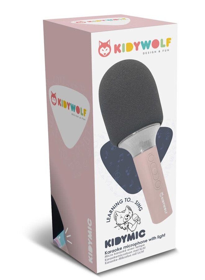 Kidywolf - KIDYMIC Karaoke microfoon Roze