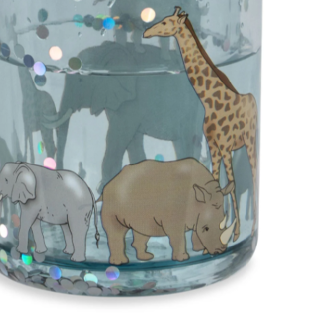 Konges Slojd - Glitter cups safari (2 pack)