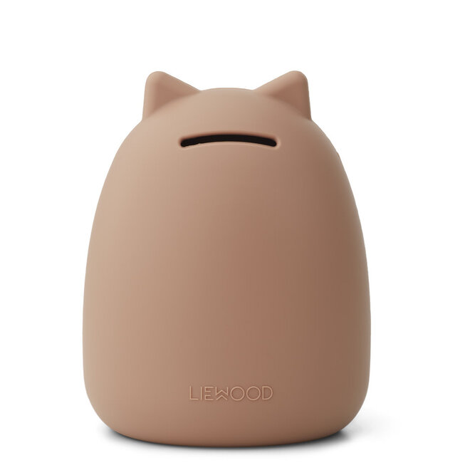 Liewood - Palma Money Bank - Cat Dark rose