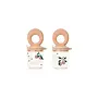 Liewood - Miranda Printed Food Feeder 2-Pack Peach / Sea shell