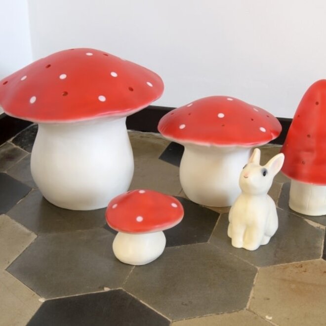 Egmont Toys - Paddenstoel LED lamp - Red Groot