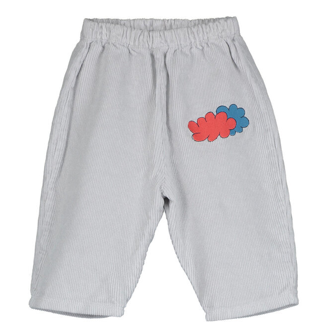 Lötiekids - Baby Corduroy Wide Pant Little clouds Grey