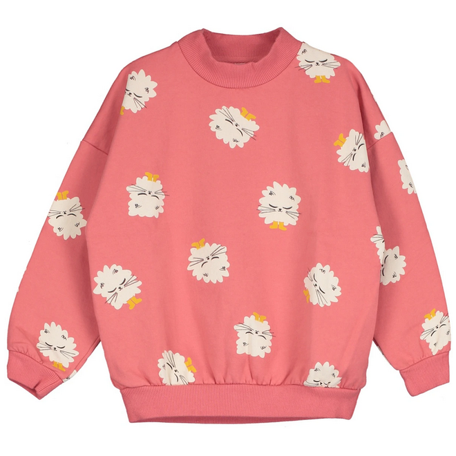 Lötiekids - Sweatshirt Kittens in boots Coral