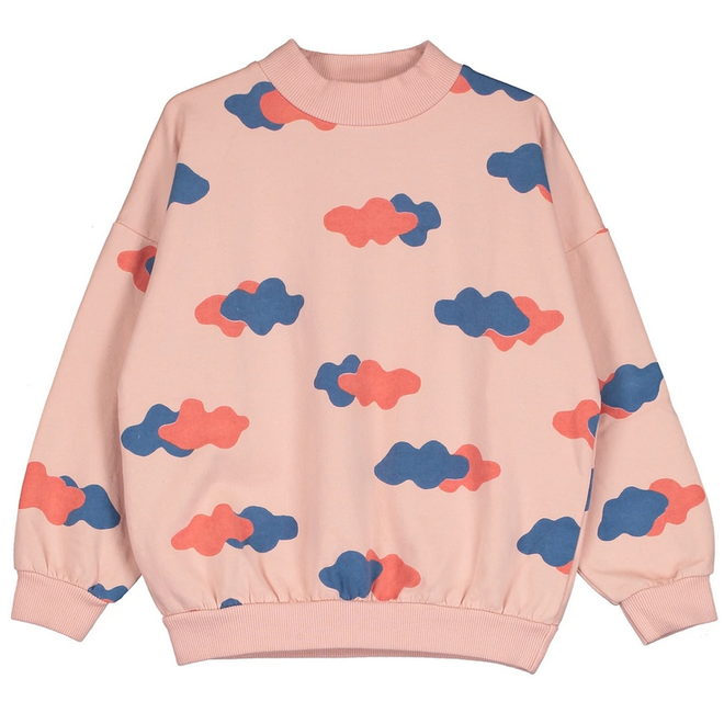 Lötiekids - Sweatshirt Little clouds Rose