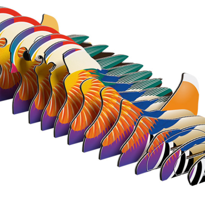 Eugy 3D model - VOGEL / MANDARIJN EEND