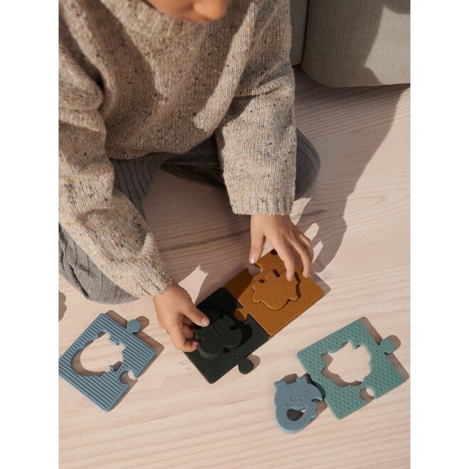 Liewood - Bodil Puzzle Dino Blue
