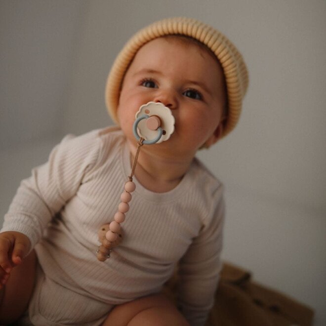 Mushie - Pacifier clip EVA - Blush