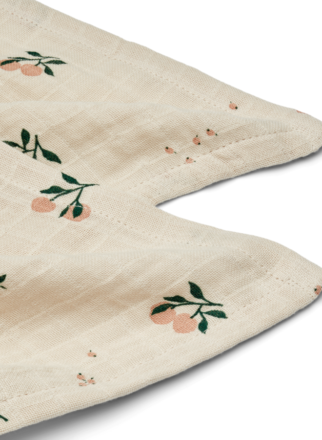 Liewood - Lewis muslin cloth 2-pack - Peach shell sandy