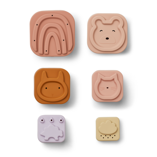 Liewood - Zuzu stacking cups - Rose multi mix