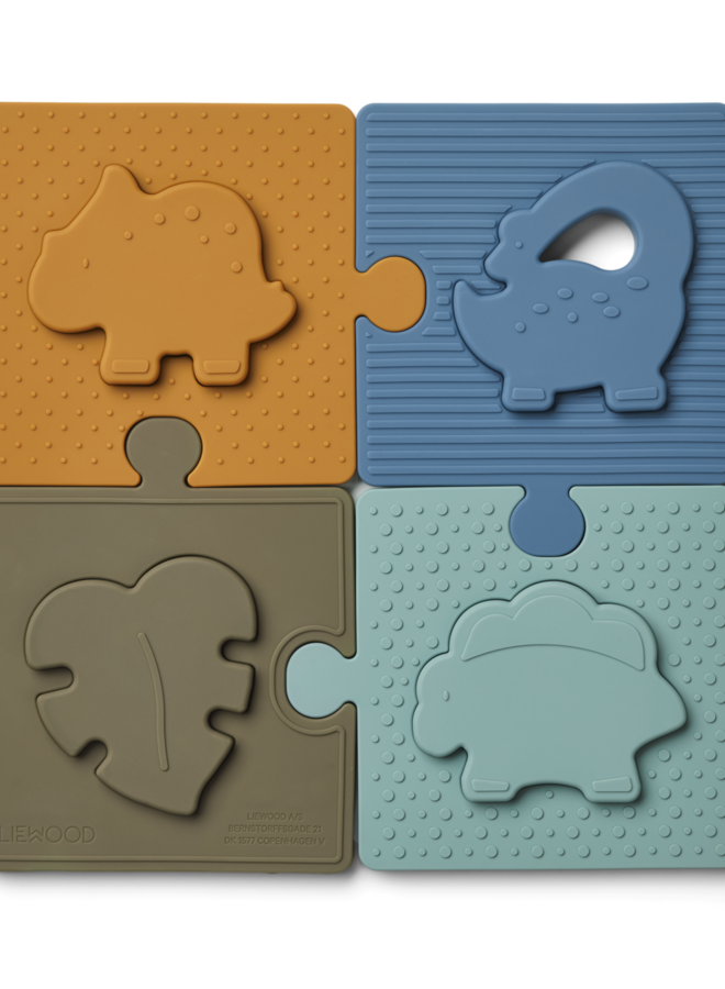 Liewood - Bodil Puzzle Dino Blue