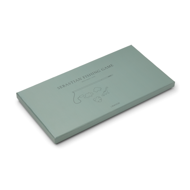 Liewood - Sebastian fishing game - Dino/hunter green multi mix