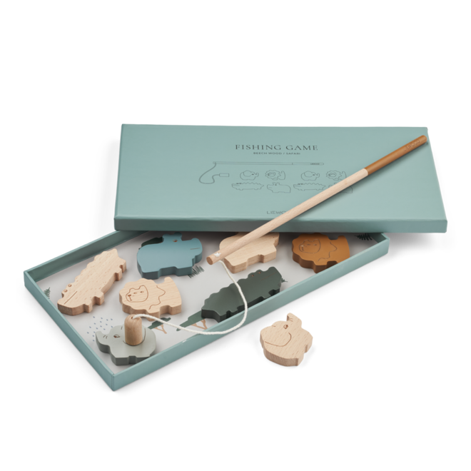 Liewood - Sebastian fishing game - Safari golden caramel mix