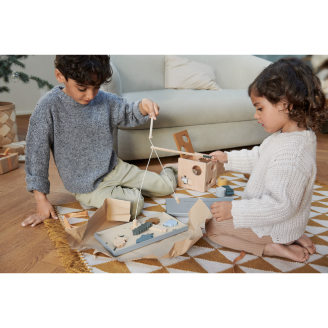 Liewood - Sebastian fishing game - Safari golden caramel mix