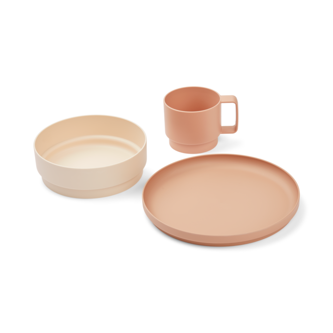 Liewood - Walt tableware set Rose mix