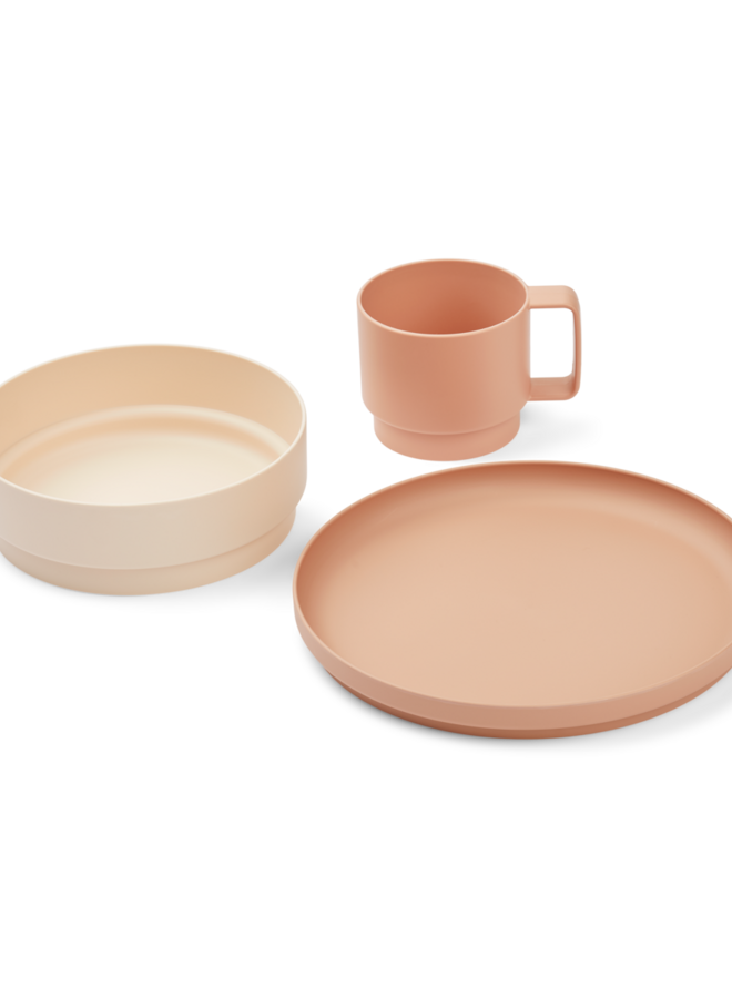 Liewood - Walt tableware set Rose mix