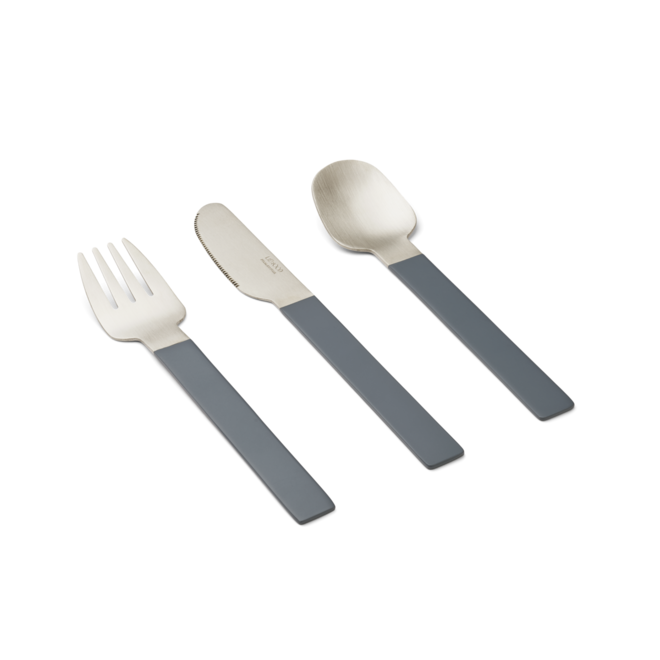 Liewood - Colin Junior cutlery - Whale blue