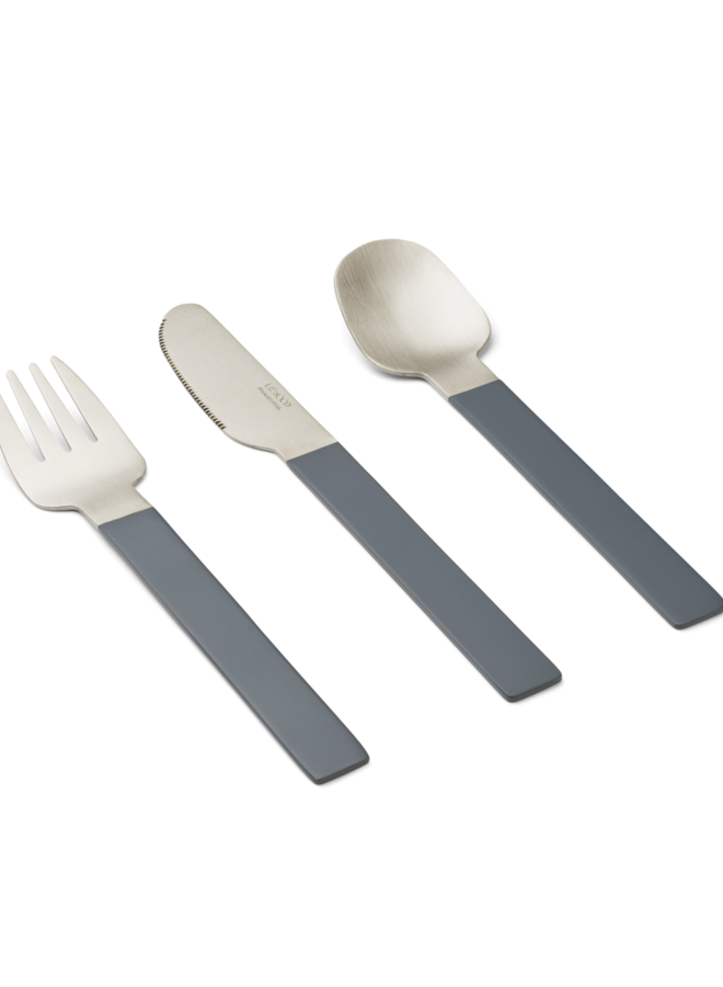 Liewood - Colin Junior cutlery - Whale blue