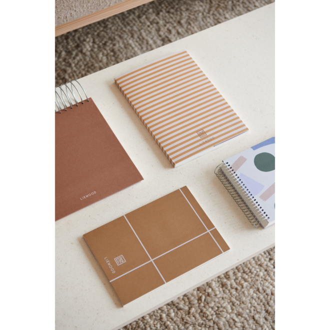 Liewood - Sidney Notebooks Peach / Leo mix