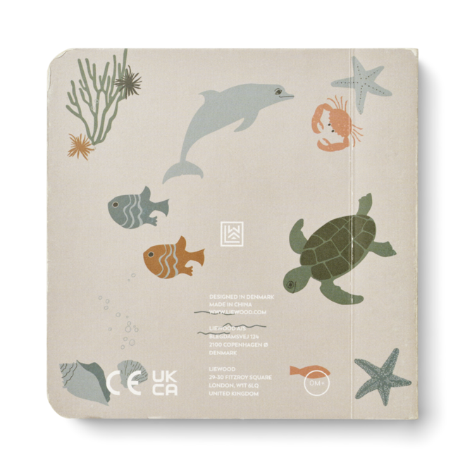 Liewood - Bertie Baby Book Sea creature / Sandy