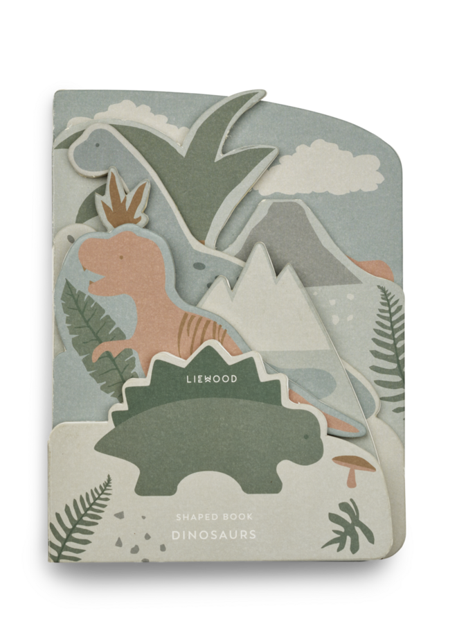Liewood - Jade Special Shape Book Dino / Sandy